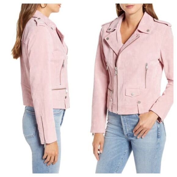 Rachel Parcell Suede Moto Jacket Size Small - Picture 2 of 16
